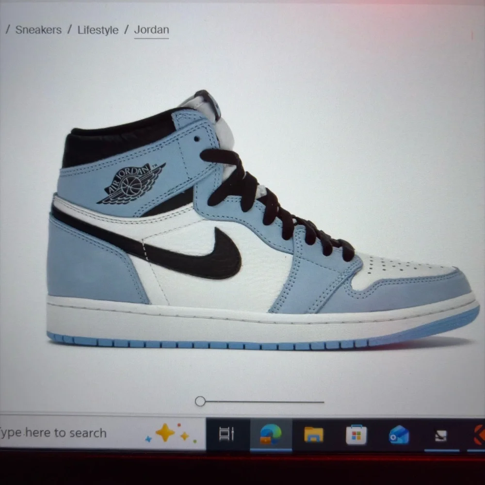 Air Jordan 1 Retro High Men's 10.5 - University Blue - Picture 10 of 10